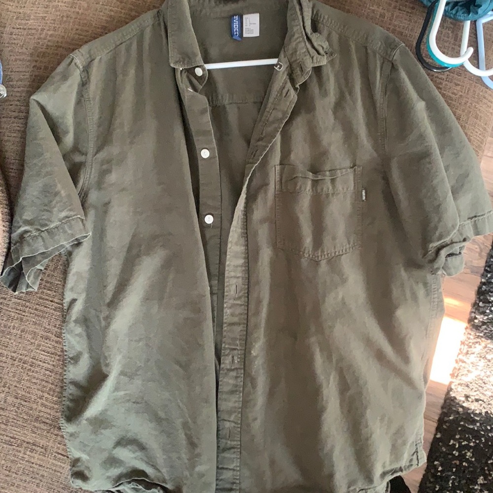 Short sleeve green bottom up